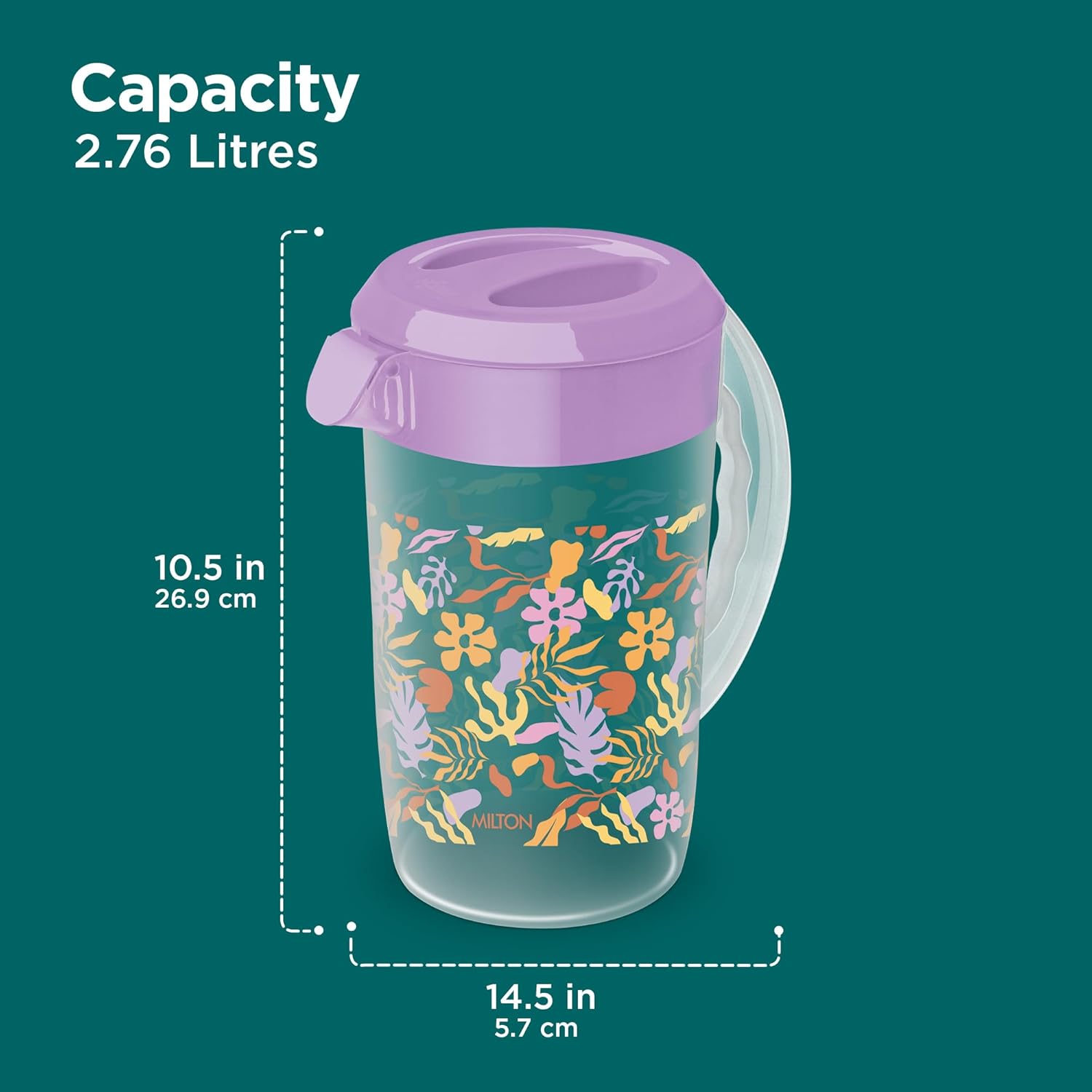Milton H2O Plastic Water Jug 2760ML