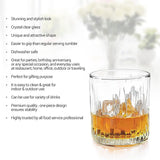 Milton Steps Whiskey Glass Tumbler 6pcs set 330ML