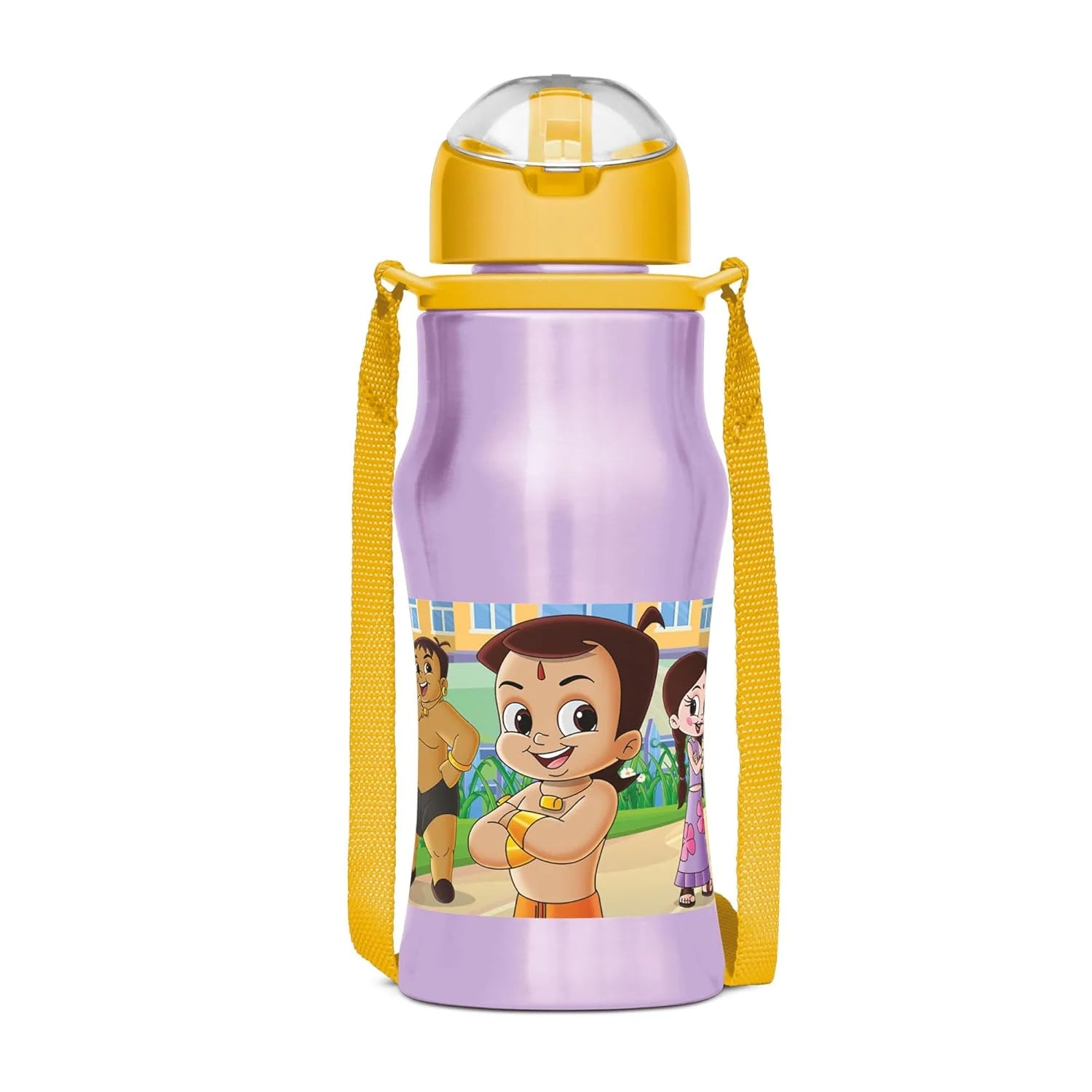 Milton Sipmate Stainless Steel Sipper Bottle Purple 415ML