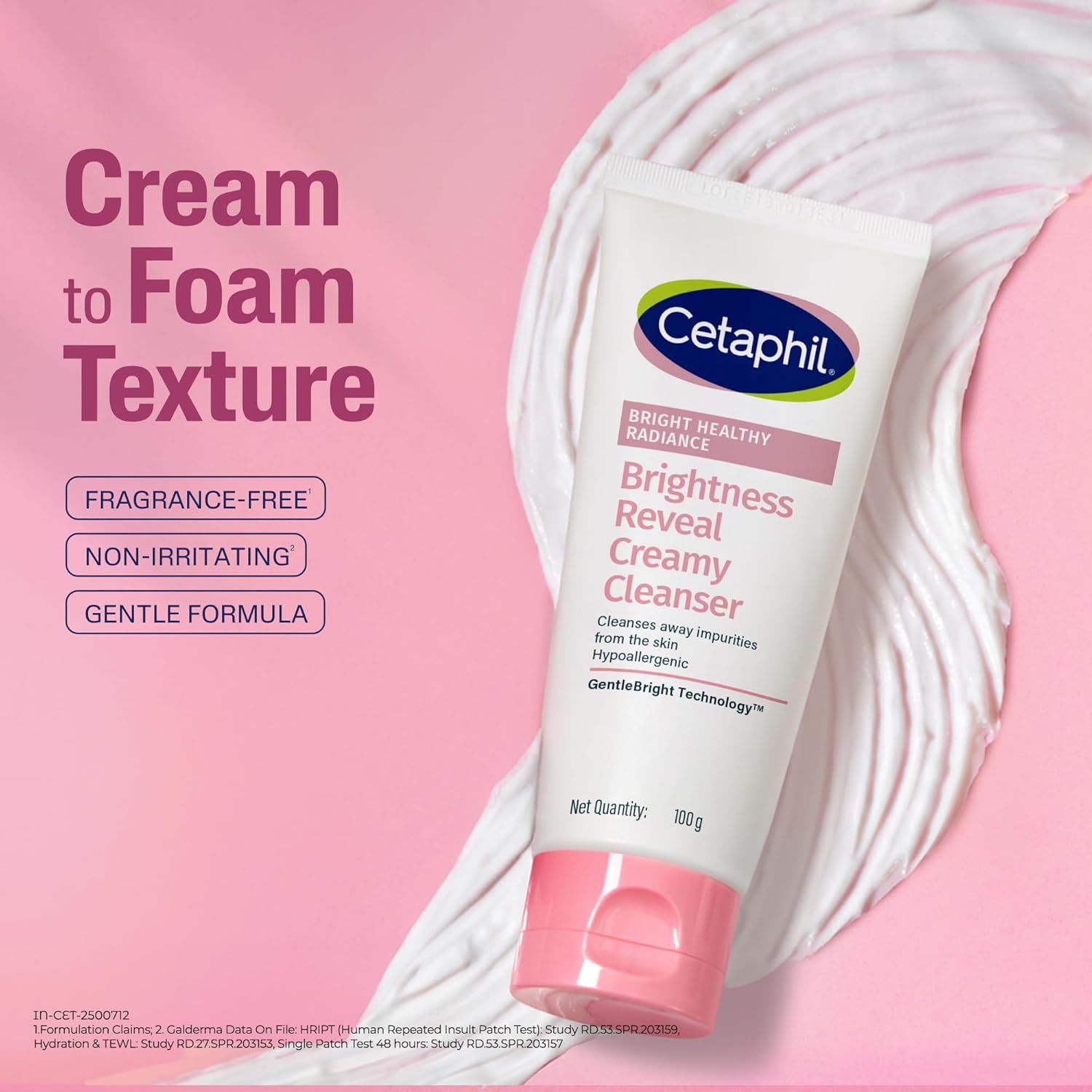 Cetaphil Brightness Reveal Creamy Cleanser - 100 gm