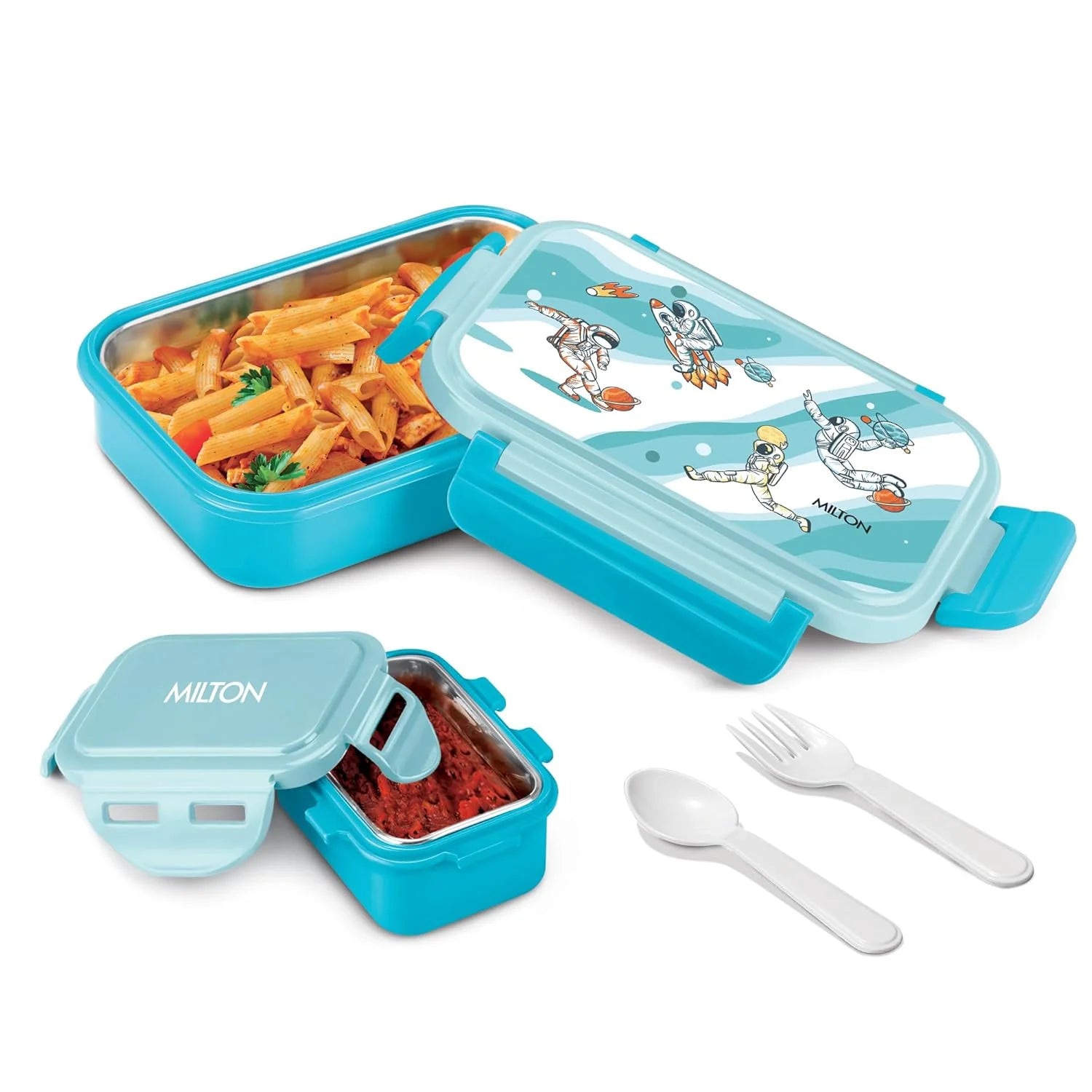 Milton Candy Steel Tiffin Sky Blue 520ML