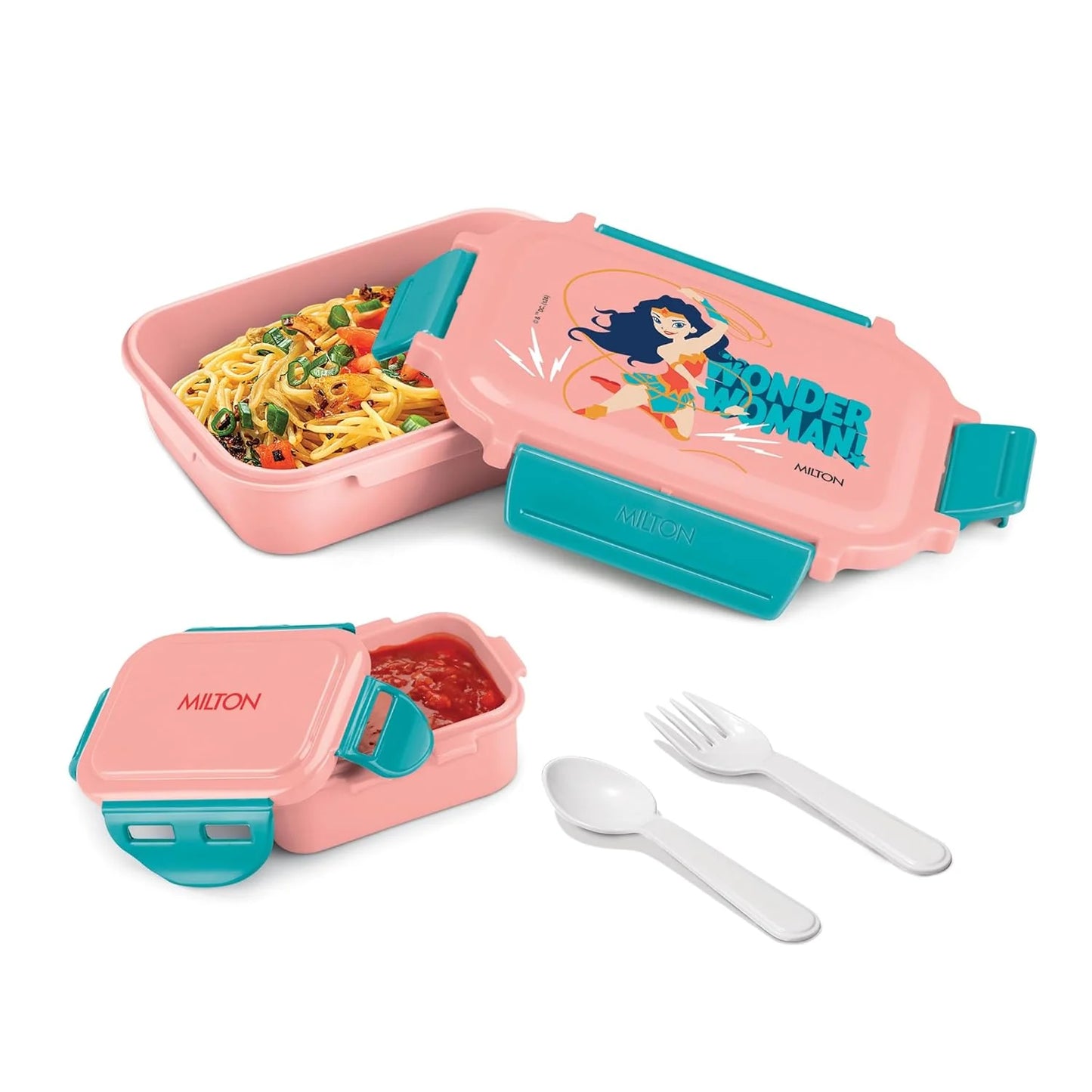 Milton Sherry Plastic Tiffin Pink 520ML