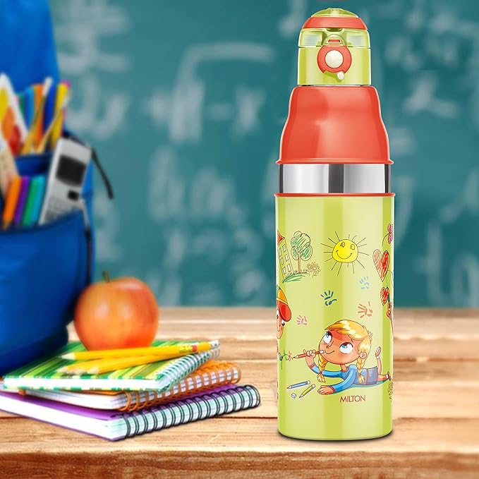 Milton Kool Stunner Kids Water Bottle Green 600ML
