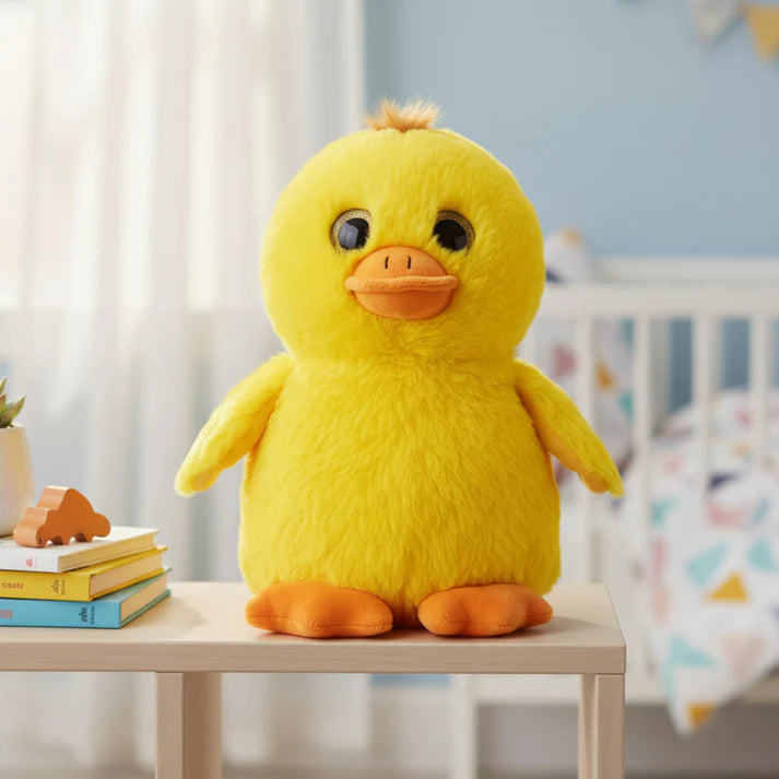 Mirada Glitter Eye Duck Toy - Yellow – 25cm