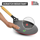 Milton Cast Iron Concave Tawa with Enamel Coating