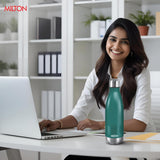 Milton Duo Dlx Water Bottle Green 350ML