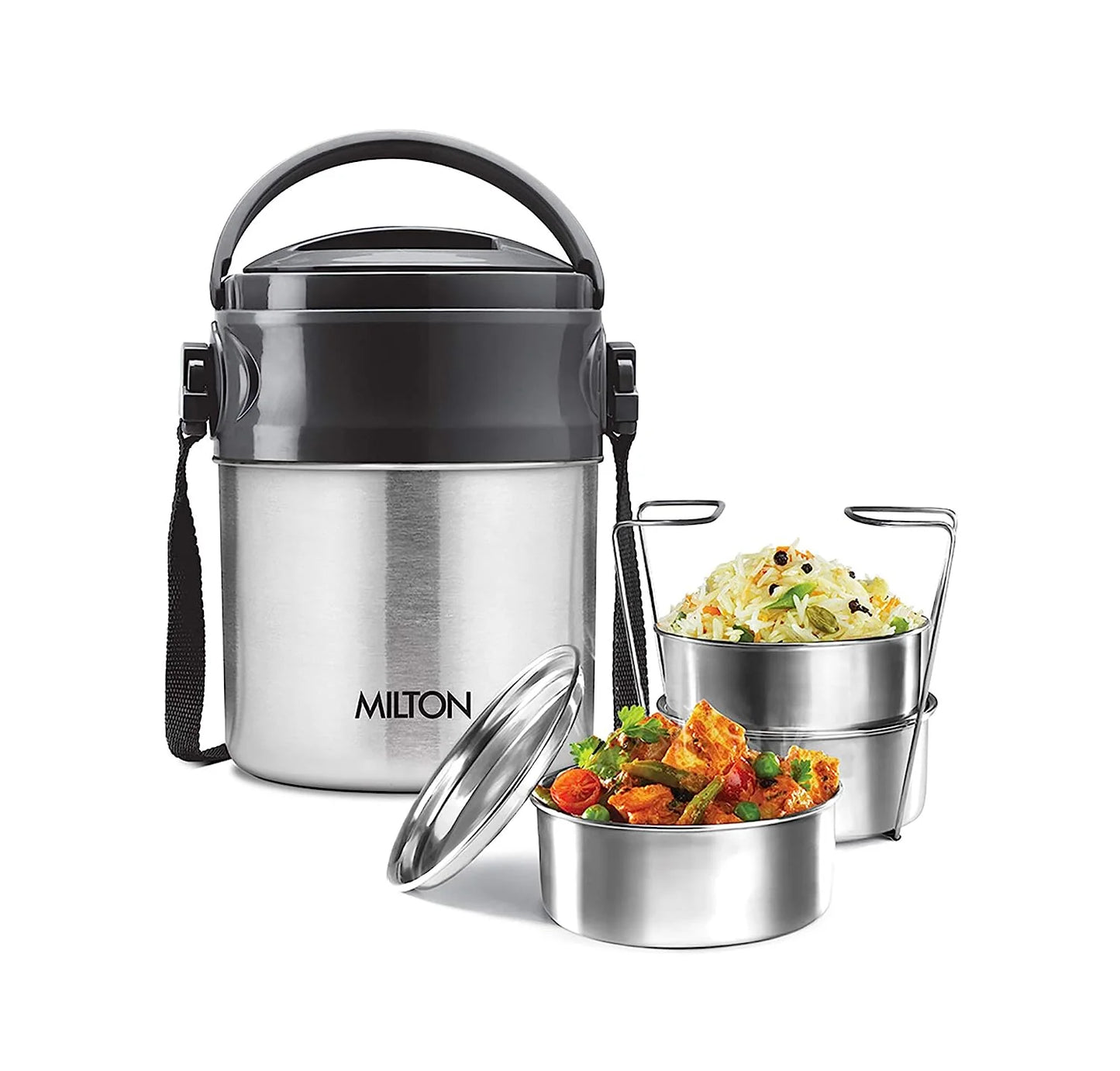Milton Legend Insulated Tiffin Box Silver 260ML