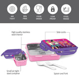 Milton Mini Fun Treat Steel Tiffin Pink