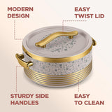 Milton Insignia Casserole Beige Jr Set of 3 - 400 ML/ 750 ML/ 1250 ML