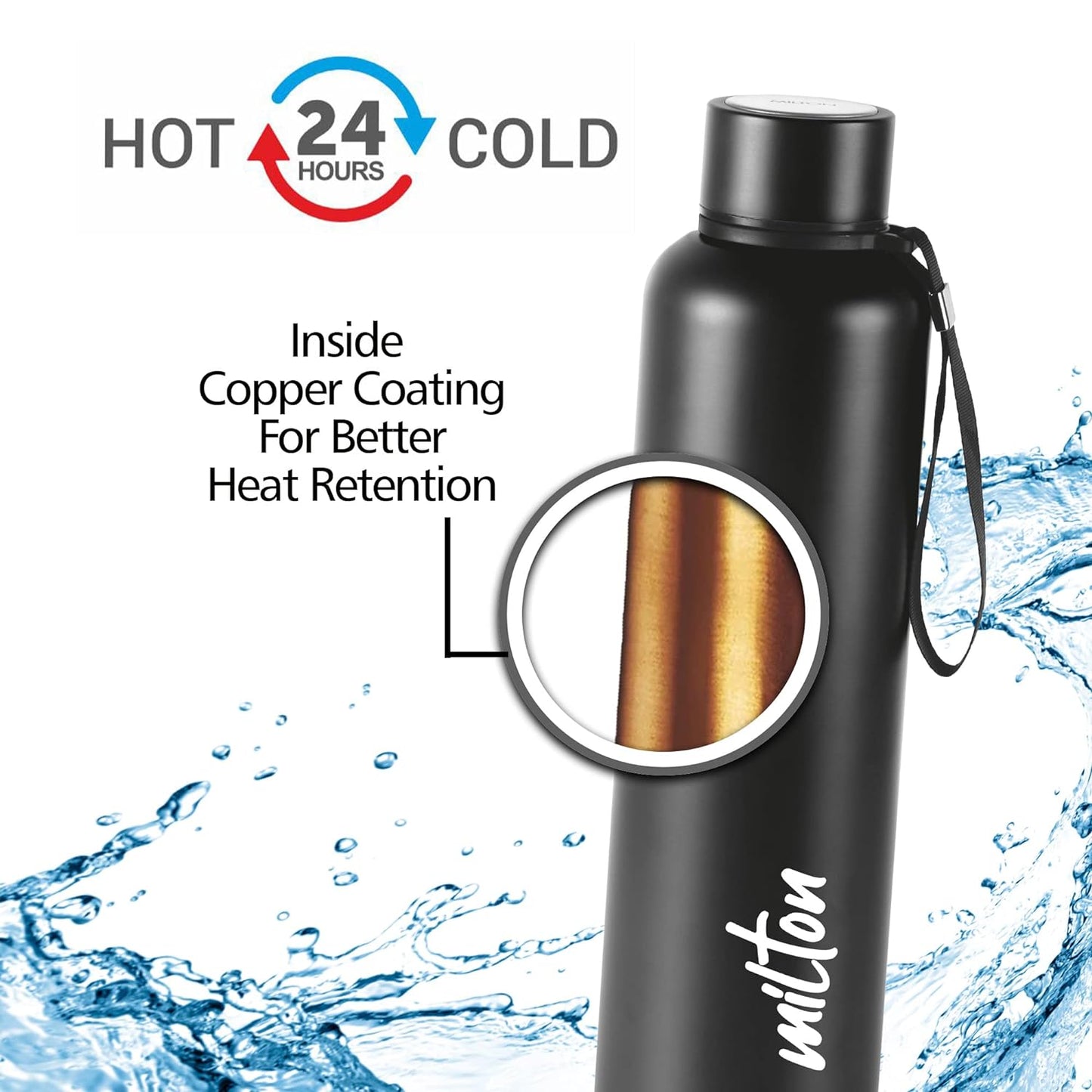 Milton 3D Personalized Aura Thermosteel Bottle