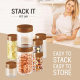 Milton Stack It Round Jar Steel Set 9 Pcs