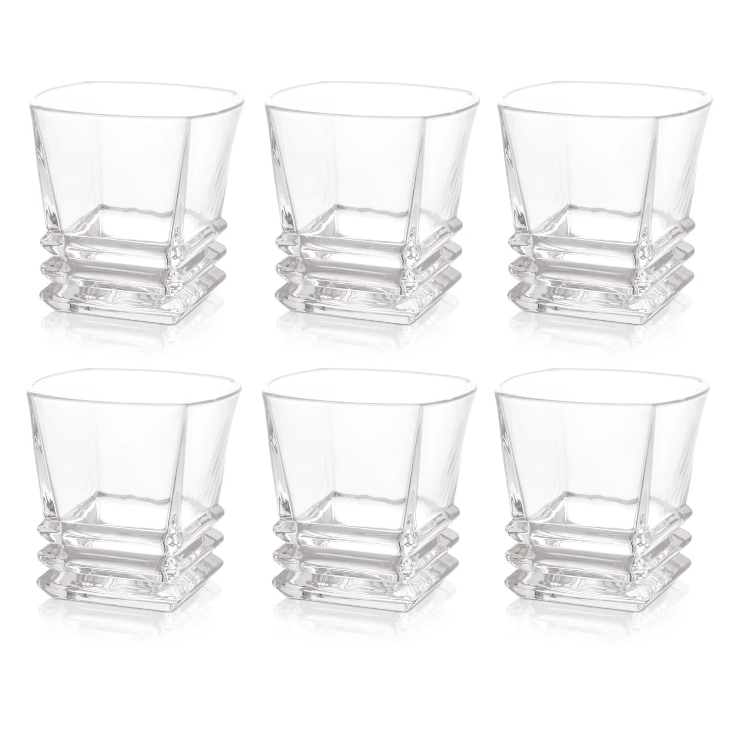 Milton Quadra Glass Tumbler 6pcs set 290ML
