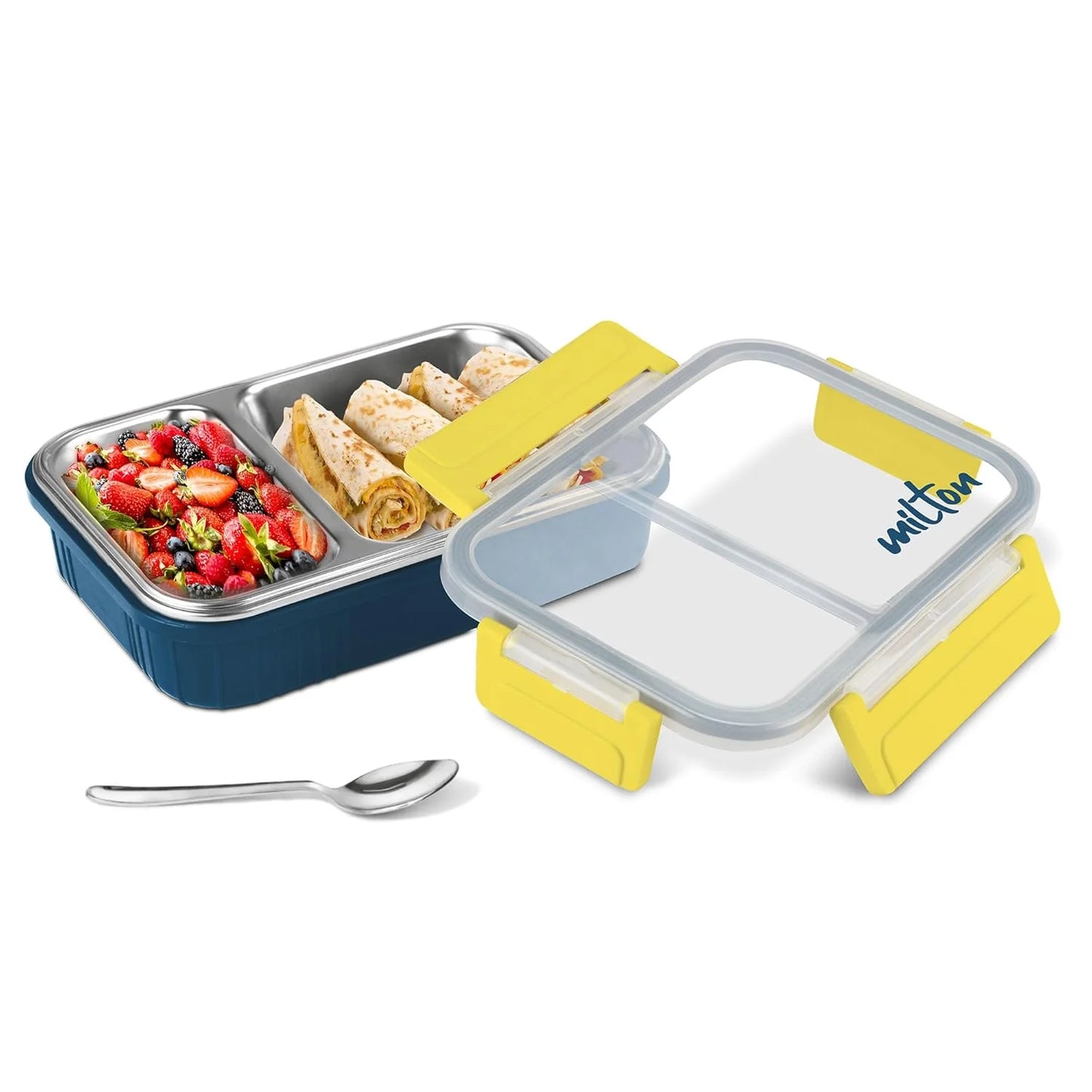 Milton Fun Feast Lunch Box 2 compartments Blue