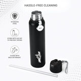 Milton Personalized SipStar Stainless Steel Bottle Black 600ML