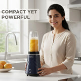 Milton MiniQ Mini Mixer Dark Blue 2Jar