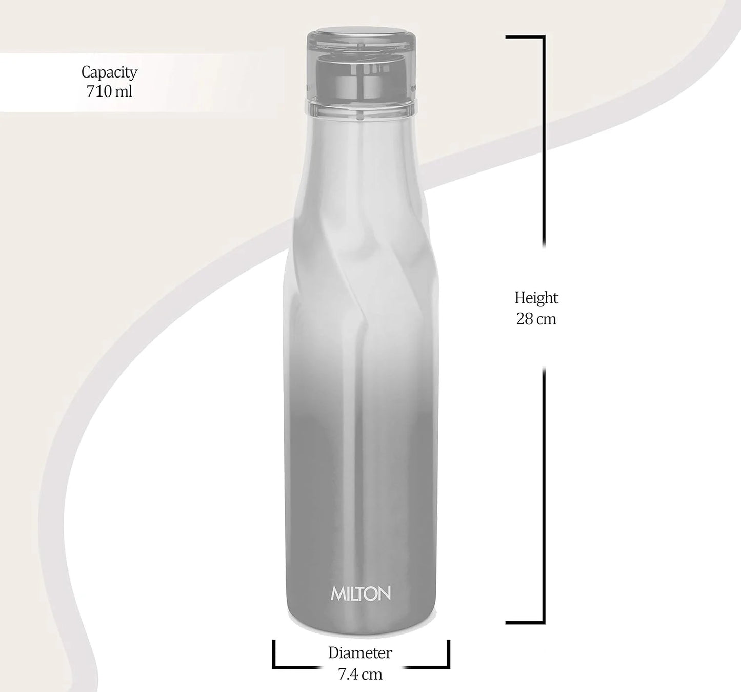 Milton Spiral Thermosteel Bottle 590ML