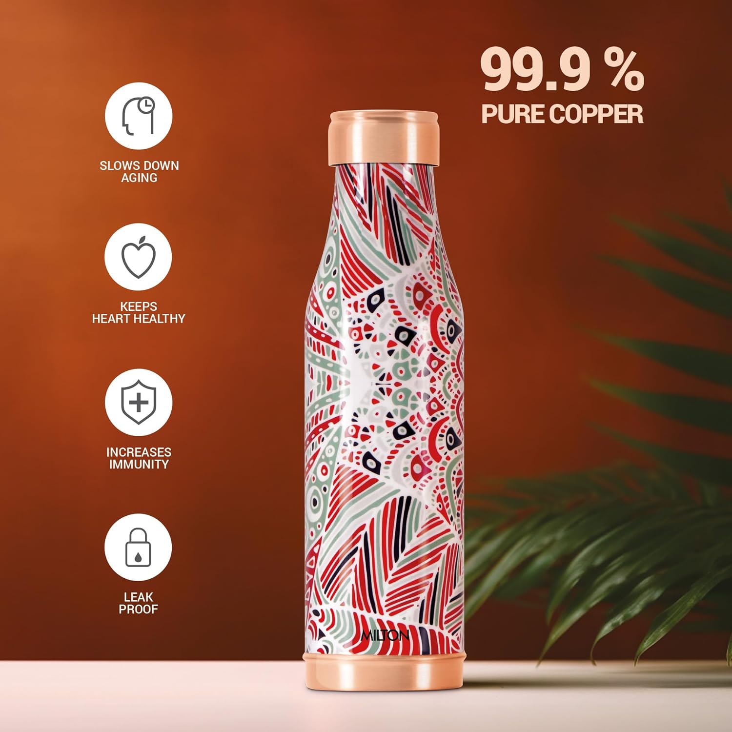 Milton Copper Charge Design Bottle 930ML