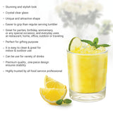 Milton Embassy Cool Glass Tumbler 6pcs set