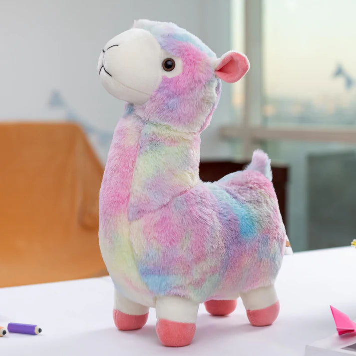 Mirada Standing Llama Soft Toy – 35cm