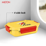 Milton Sherry Plastic Tiffin Yellow 520ML