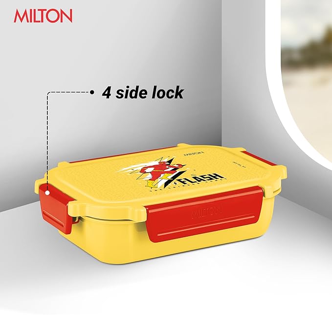 Milton Sherry Plastic Tiffin Yellow 520ML
