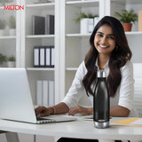 Milton Duo Dlx Water Bottle Black 350ML