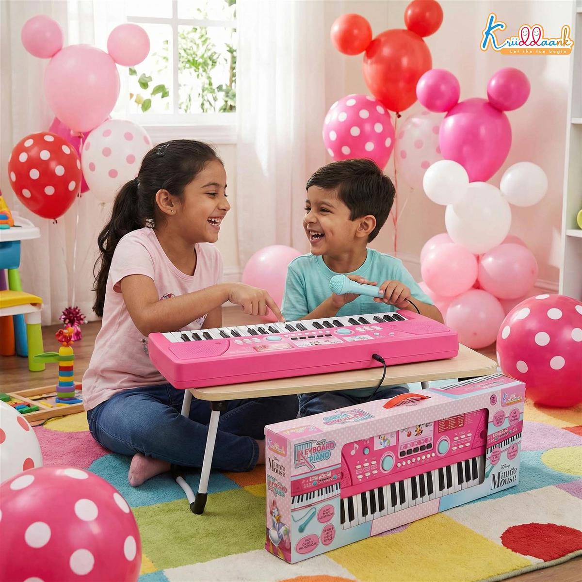 Kriiddaank Minnie Keyboard Piano 500 for Kids