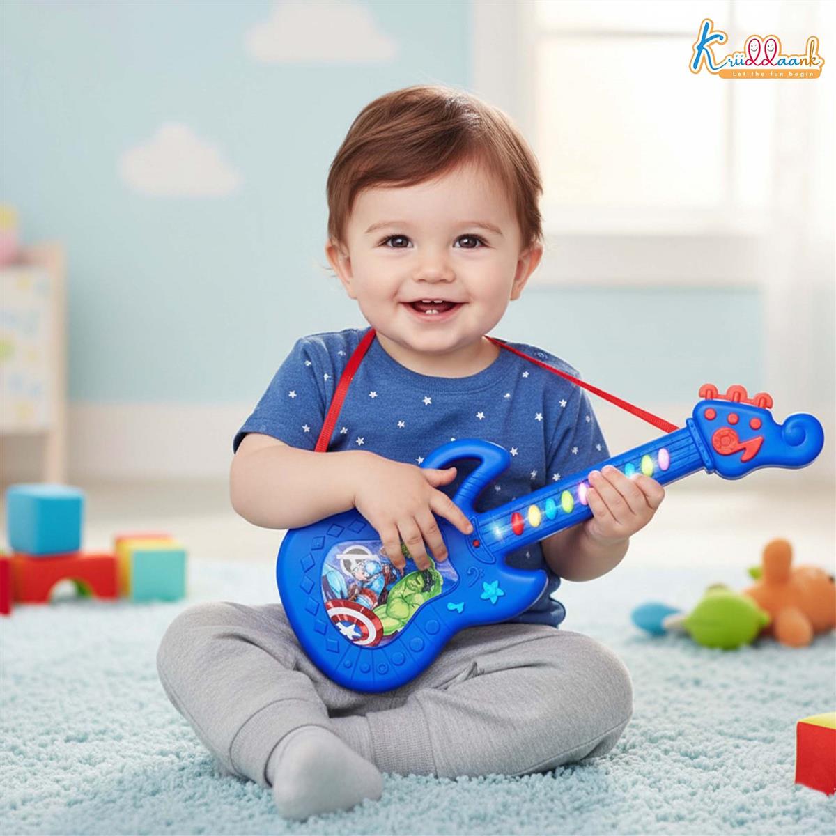 Kriiddaank Marvel Avengers Theme Musical Guitar for Kids