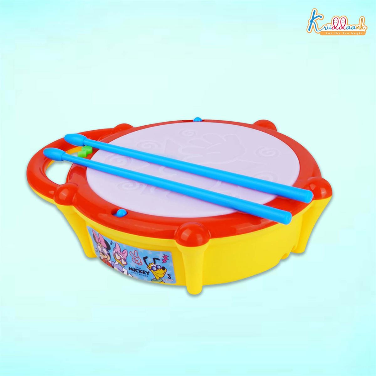 Kriiddaank Disney Mickey Mouse Flash Drum Musical Toy for Kids