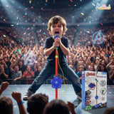 Kriiddaank Marvel Avengers Karaoke Microphone with Adjustable Stand for Kids Red