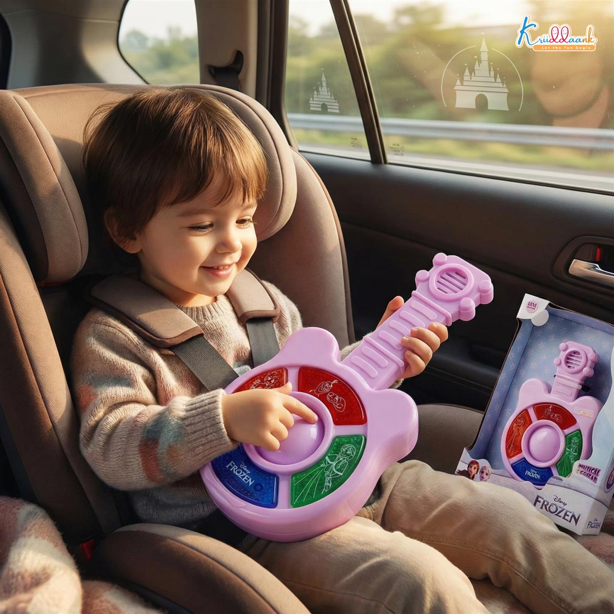 Kriiddaank Frozen Mini Music Guitar Purple