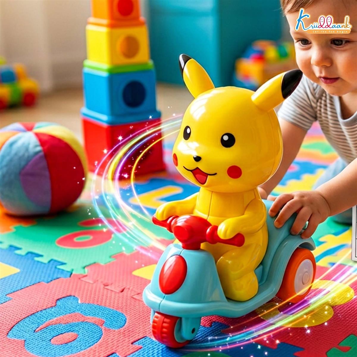 Kriiddaank Push & Go Scooter Toy for Toddlers