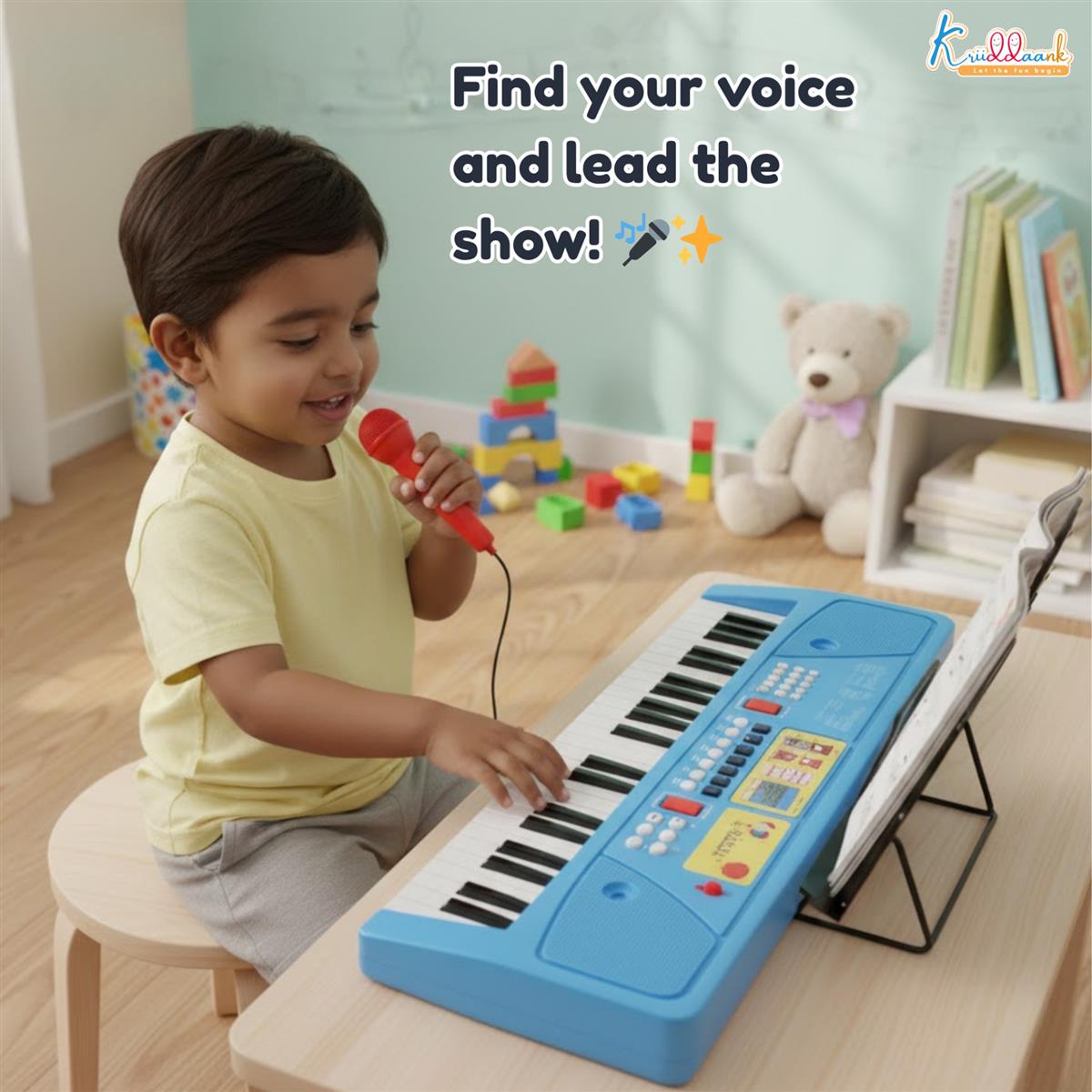 Kriiddaank Spiderman Keyboard Piano for Kids - 50 Keys