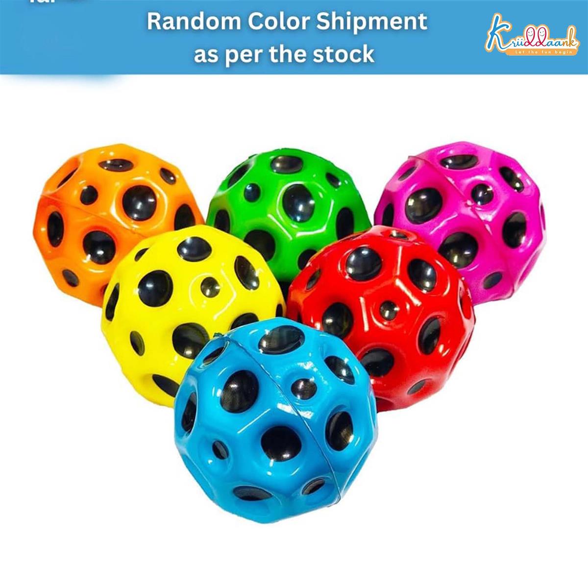 Kriiddaank Moon Bounce Ball Pack of 6