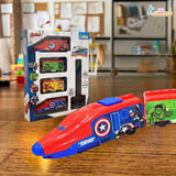 Kriiddaank Avengers Theme RC Train Toy for Kids