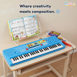 Kriiddaank Spiderman Keyboard Piano for Kids - 61 Key Blue