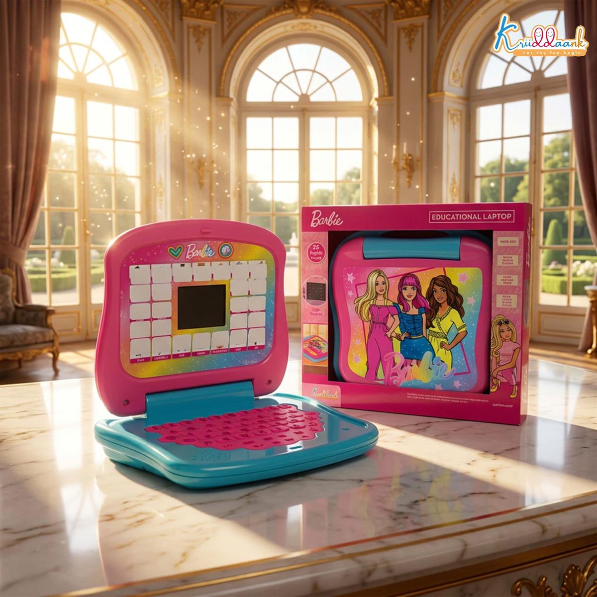 Kriiddaank Barbie Educational Laptop with Screen for Kids