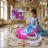 Kriiddaank Disney Princess Toy Vacuum Cleaner for Kids