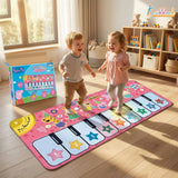 Kriiddaank Peppa Pig Piano Music Play Mat for Kids - 8 Keys & 3 Function Modes