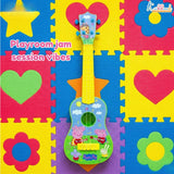 Kriiddaank Hasbro Peppa Pig Theme Big Guitar for Kids