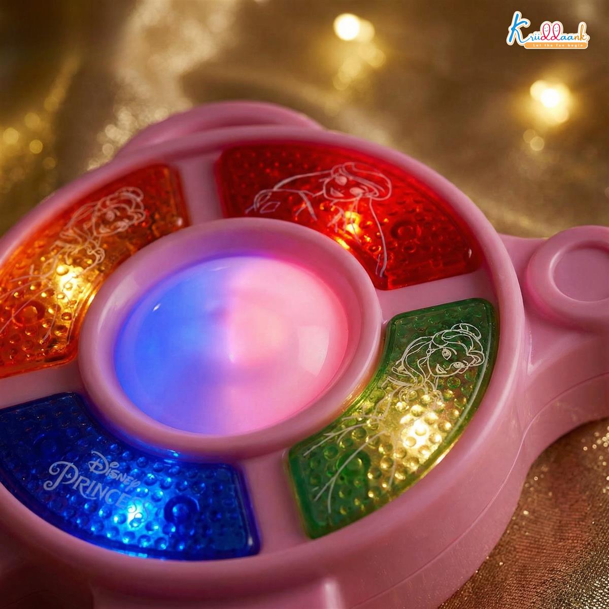 Kriiddaank Princess Theme Music Star - Fairy Tale Audio Device & Star Royal LED Speaker for Kids