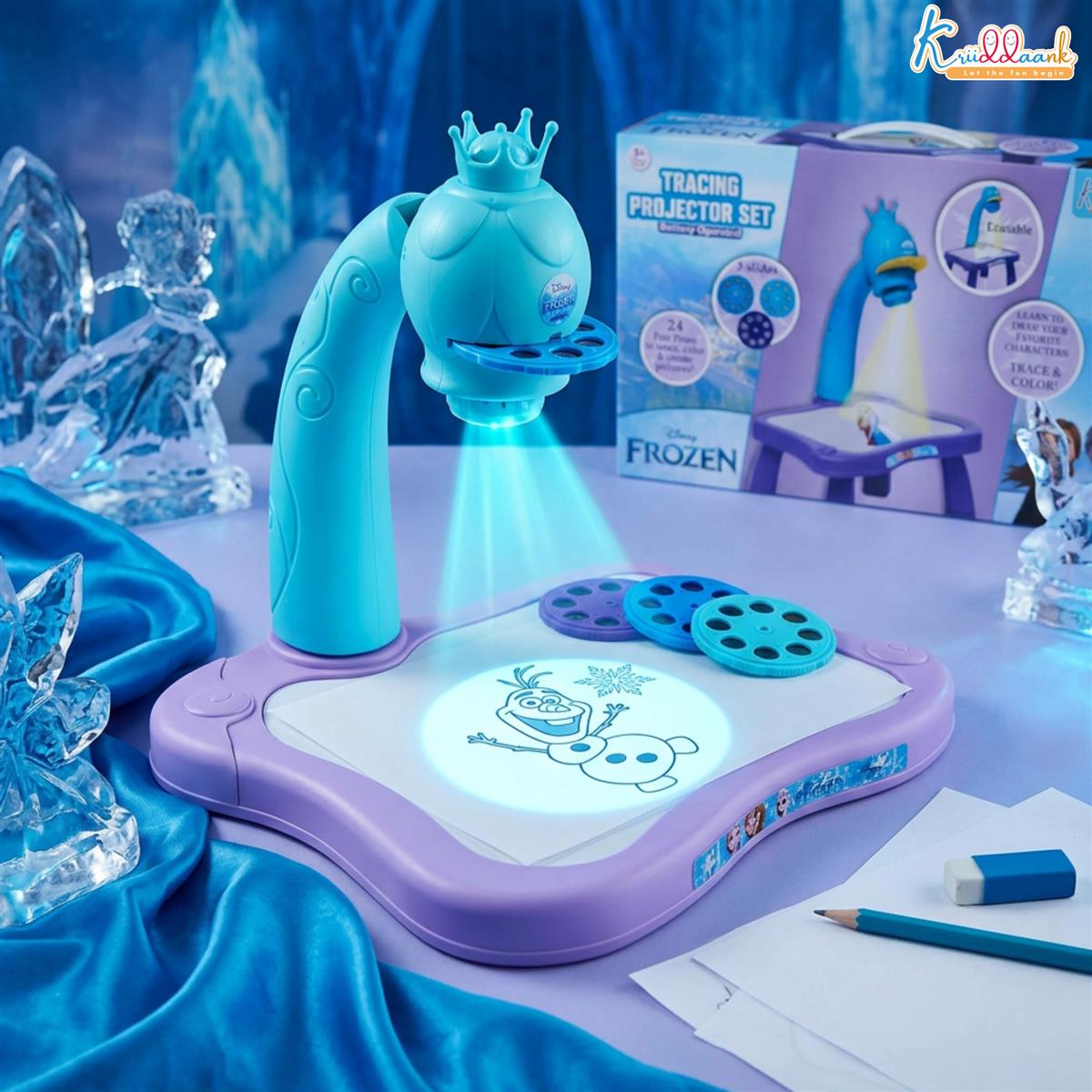 Kriiddaank Frozen Tracing Projector for Kids
