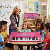 Kriiddaank Barbie 50 Keys Musical Keyboard Piano for Kids