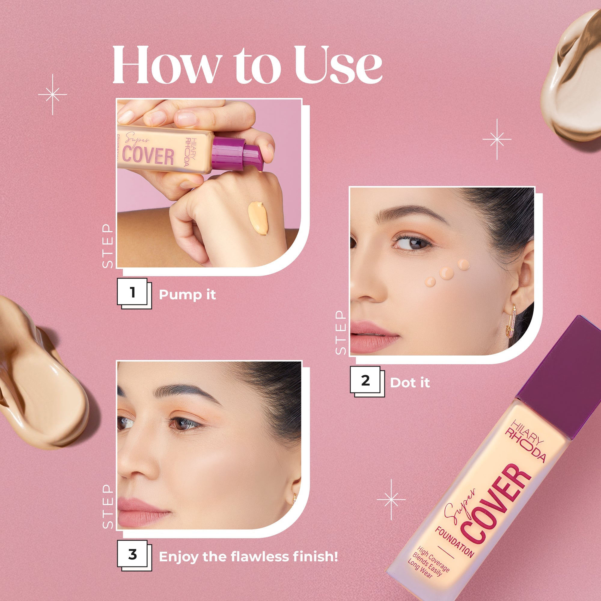 Hilary Rhoda Super Cover Foundation