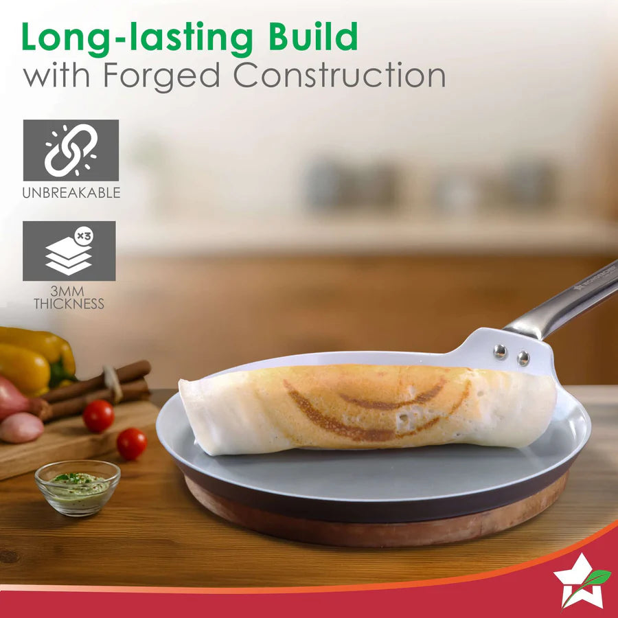 Wonderchef  Eco-Glide Ceramic Dosa Tawa 28cm