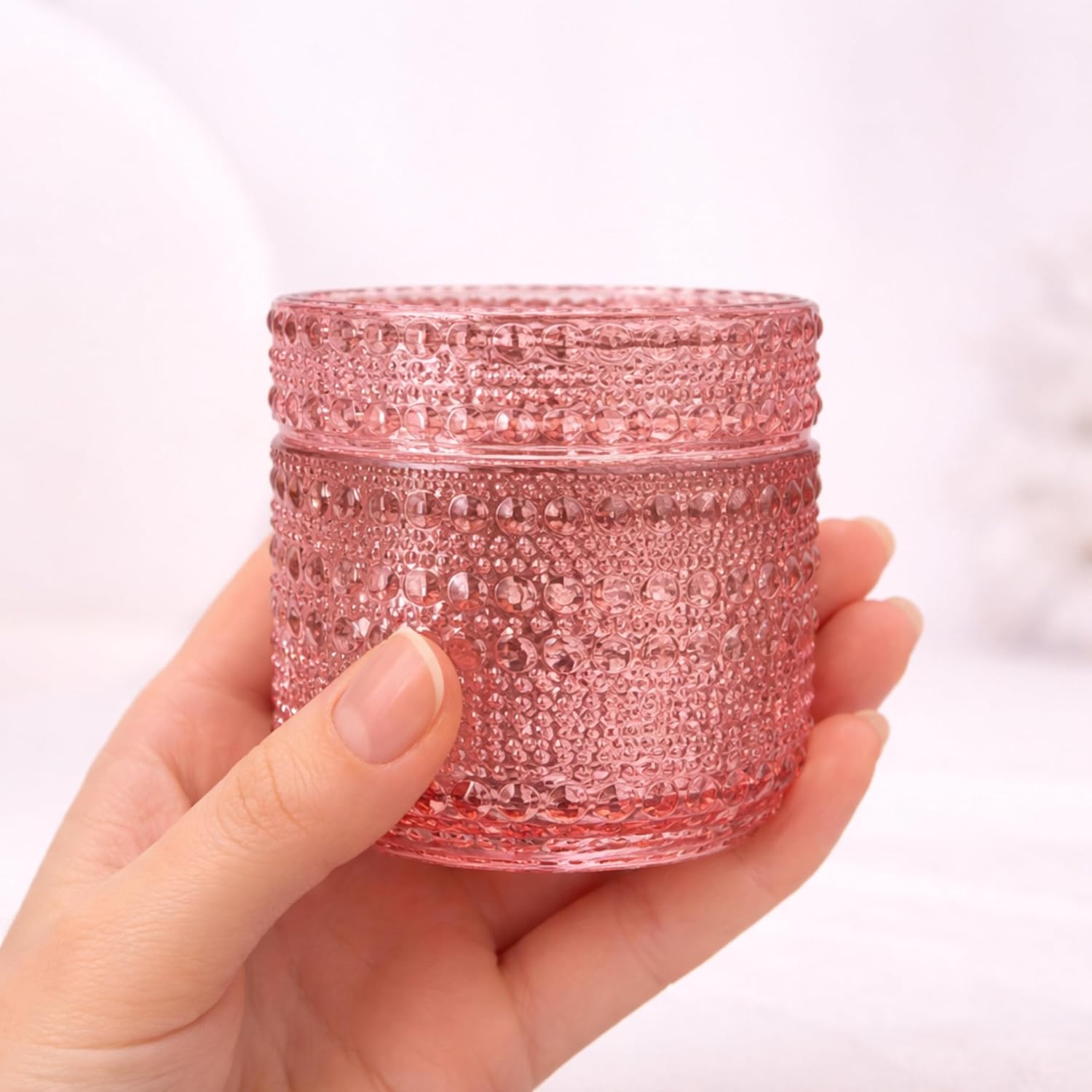 Doft Trinket Jar Candle | Peach | Tuberose & Orchid