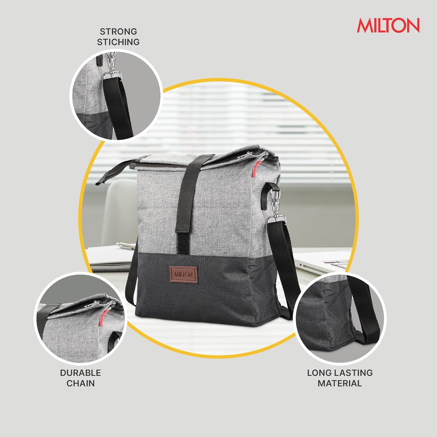 Milton Flex Lunch Bag Grey