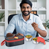Milton Marvel Power Bite Kids Tiffin Black