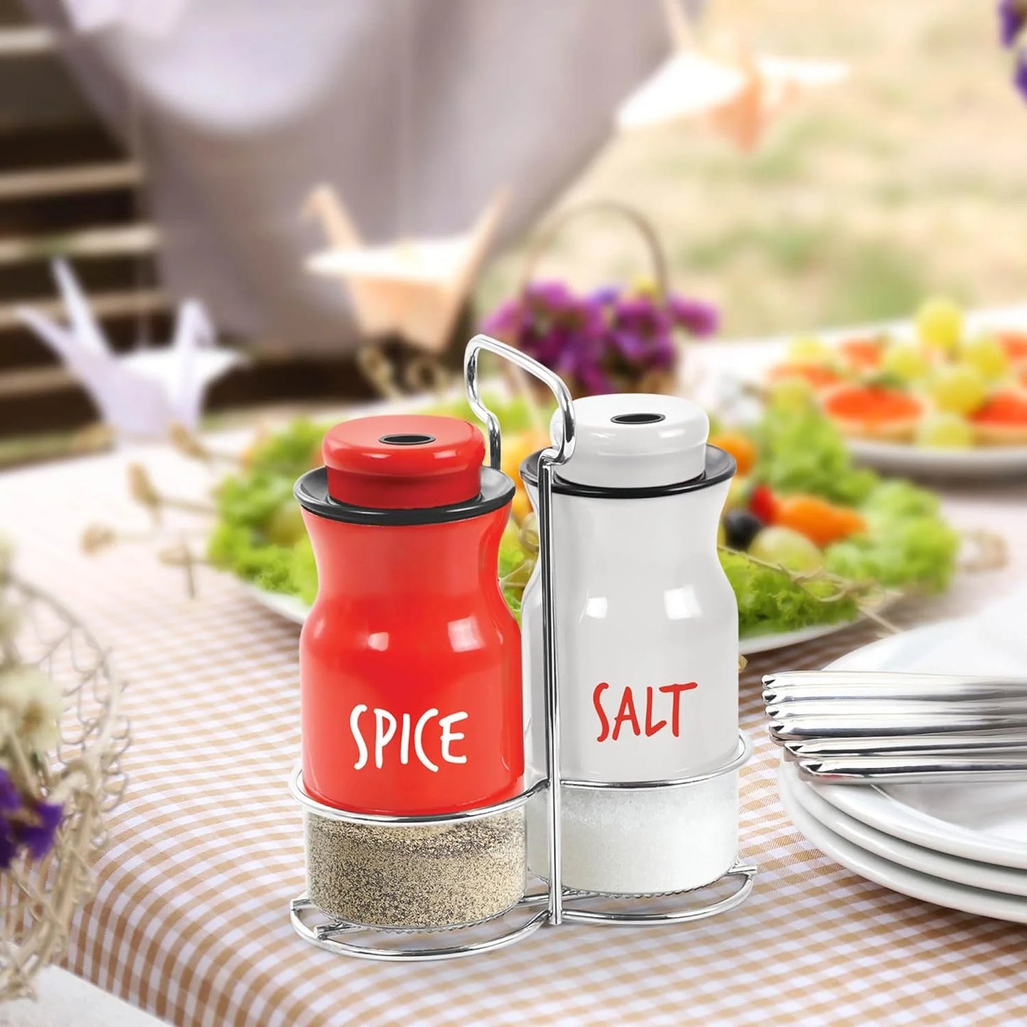 Milton Zingy Salt And Spice Stand Assorted 2pcs set