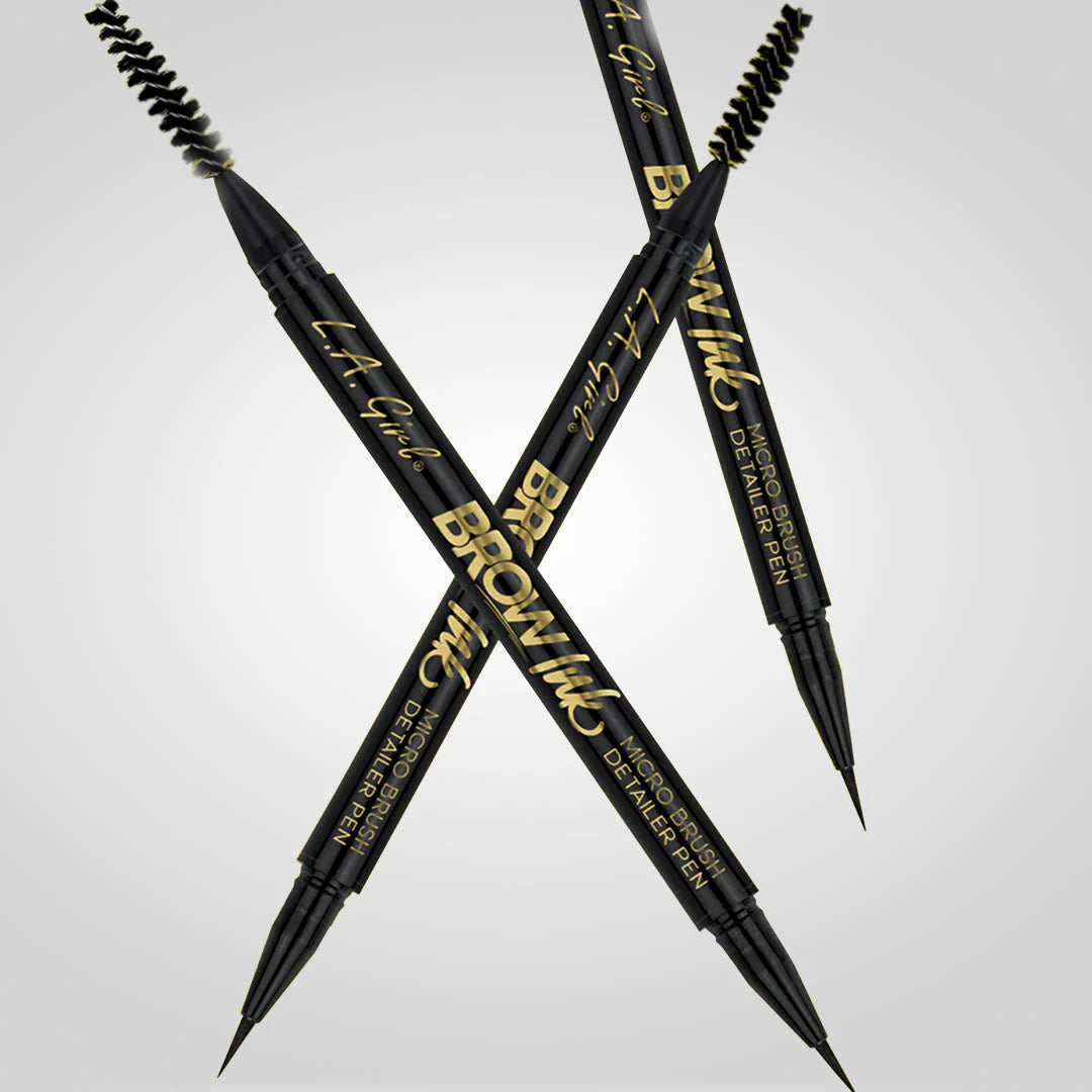 L.A. Girl Brow Ink Micro Brush Detailer Pen-Soft Brown